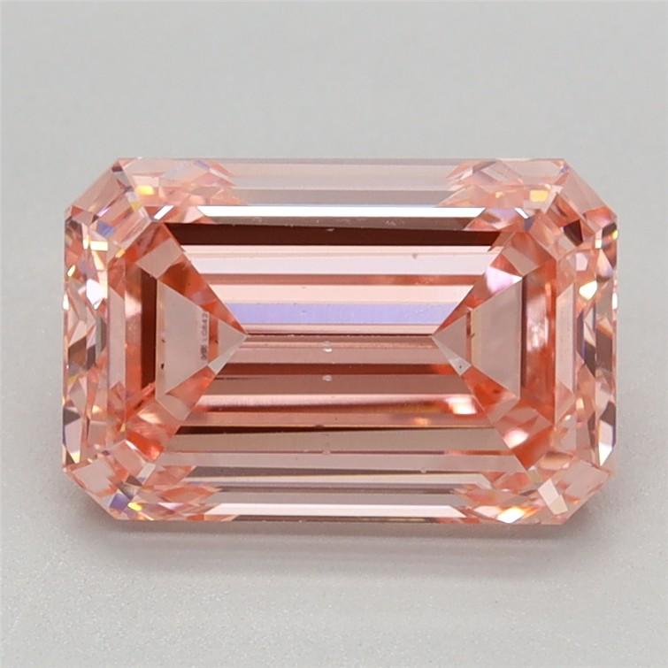 2.05 Ct. Fancy Vivid Pink Emerald Lab Grown Diamond