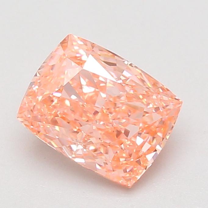 2.10 Ct. Fancy Vivid Pink Cushion Lab Grown Diamond