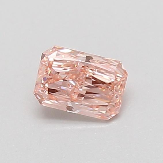 0.41 Ct. Fancy Vivid Pink Radiant Lab Grown Diamond