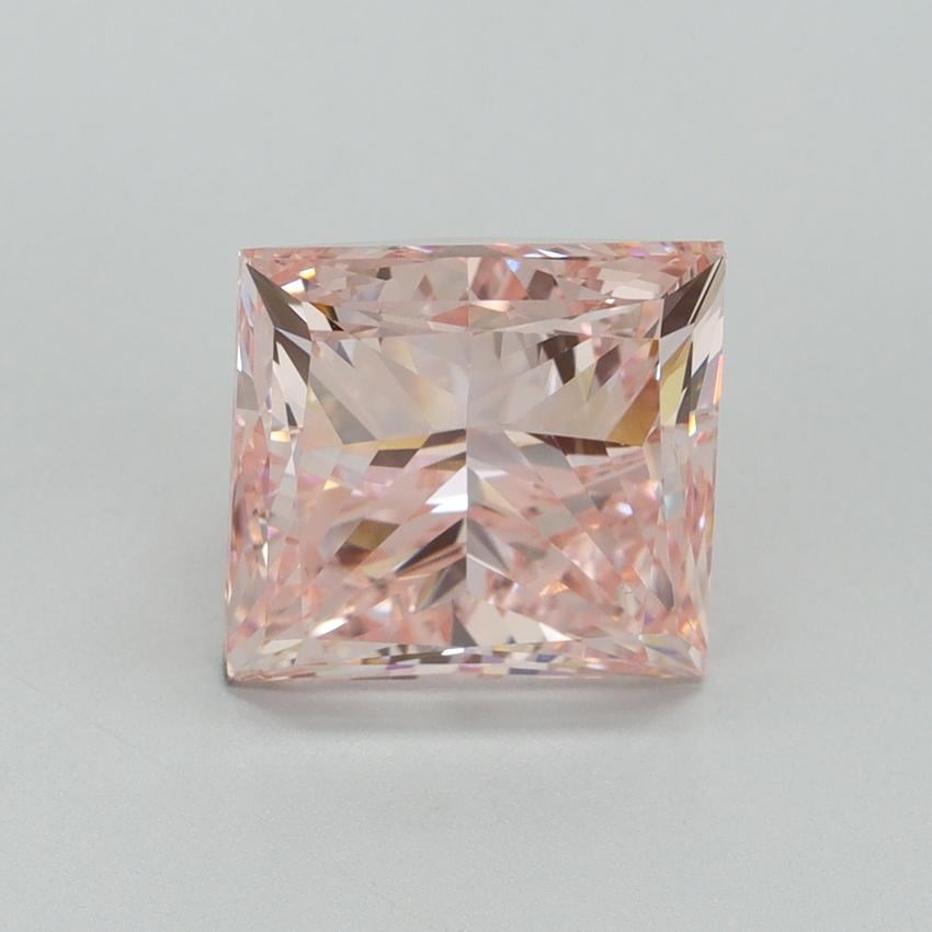 4.50 Ct. Fancy Intense Pink Princess Lab Grown Diamond