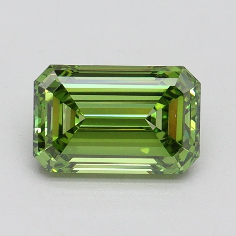 1.07 Ct. Fancy Vivid Green Emerald Lab Grown Diamond
