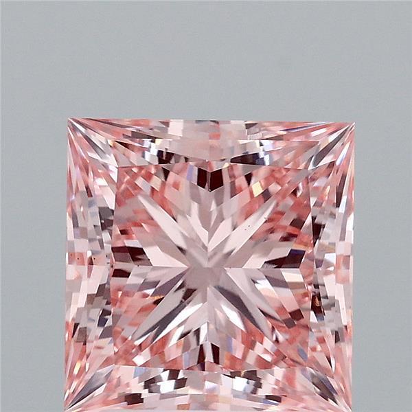 3.42 Ct. Fancy Intense  Pink Princess Lab Grown Diamond