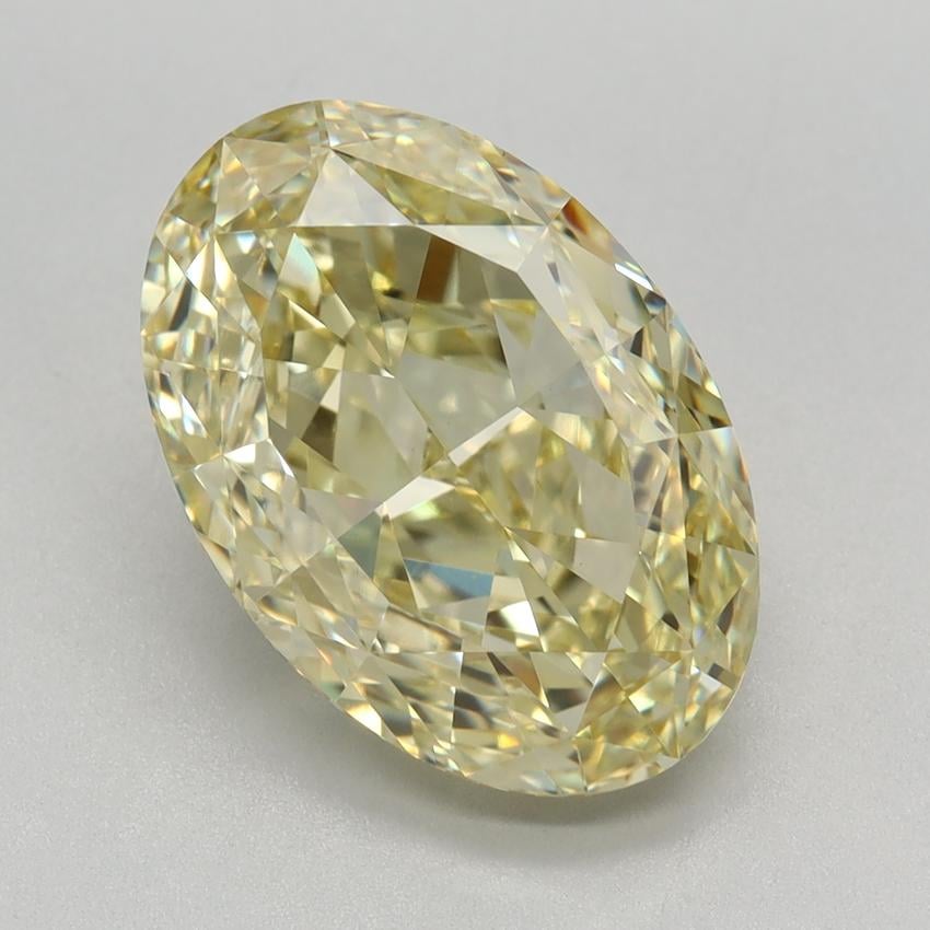4.35 Ct. Fancy Yellow Oval Lab Grown Diamond