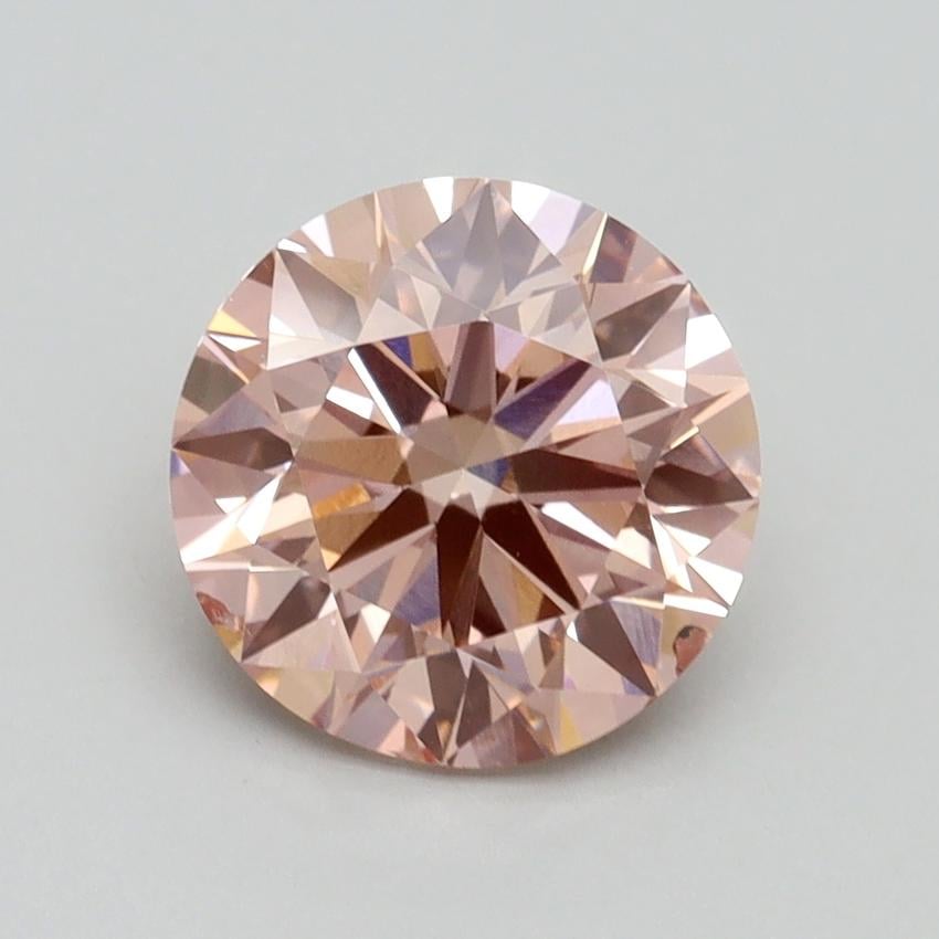 2.50 Ct. Fancy Intense Pink Round Lab Grown Diamond