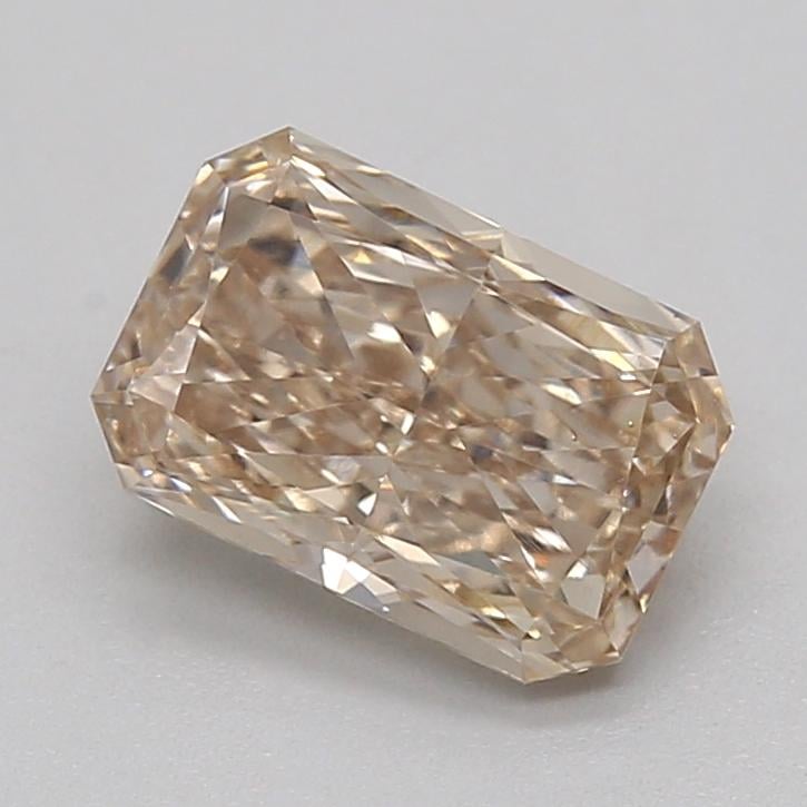 1.05 Ct. Very Light  Brown Radiant Lab Grown Diamond