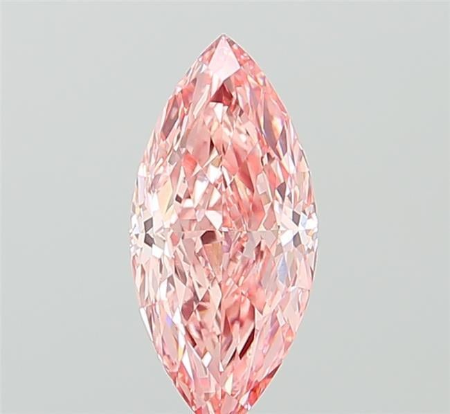 1.51 Ct. Fancy Vivid Pink Marquise Lab Grown Diamond