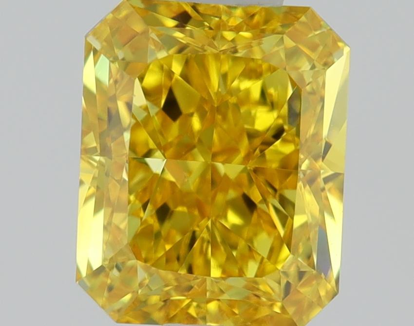 1.02 Ct. Fancy Vivid Yellow Radiant Lab Grown Diamond