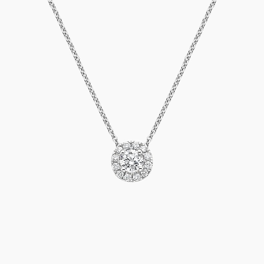 Buy Daisy Triangle Halo Diamond Pendant Online | CaratLane