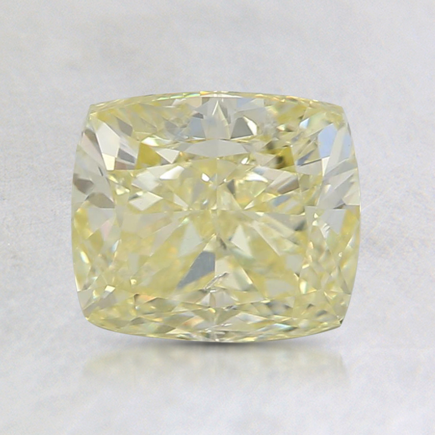 1.60 Ct. Fancy Yellow Cushion Diamond
