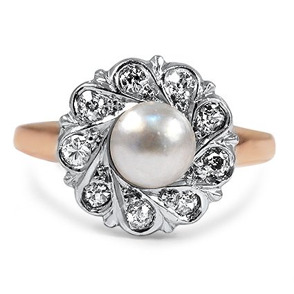 Victorian Pearl Vintage Ring