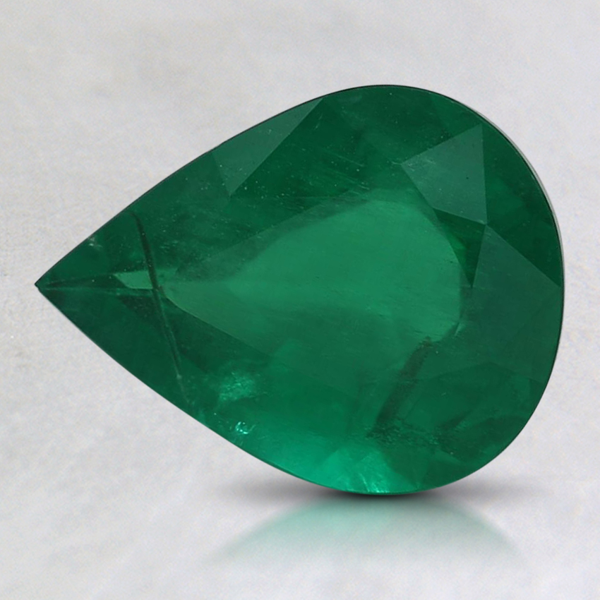 9x7mm Pear Emerald