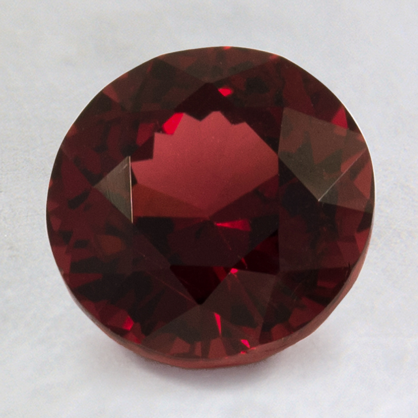 8mm Red Round Garnet