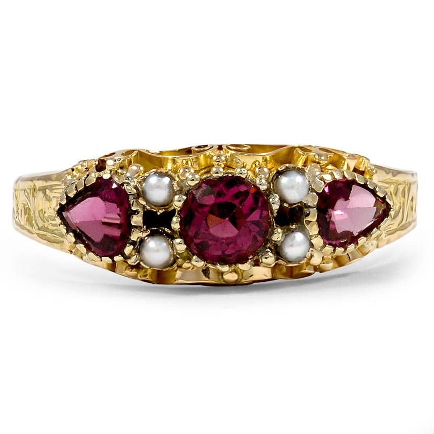 Victorian Garnet Vintage Ring