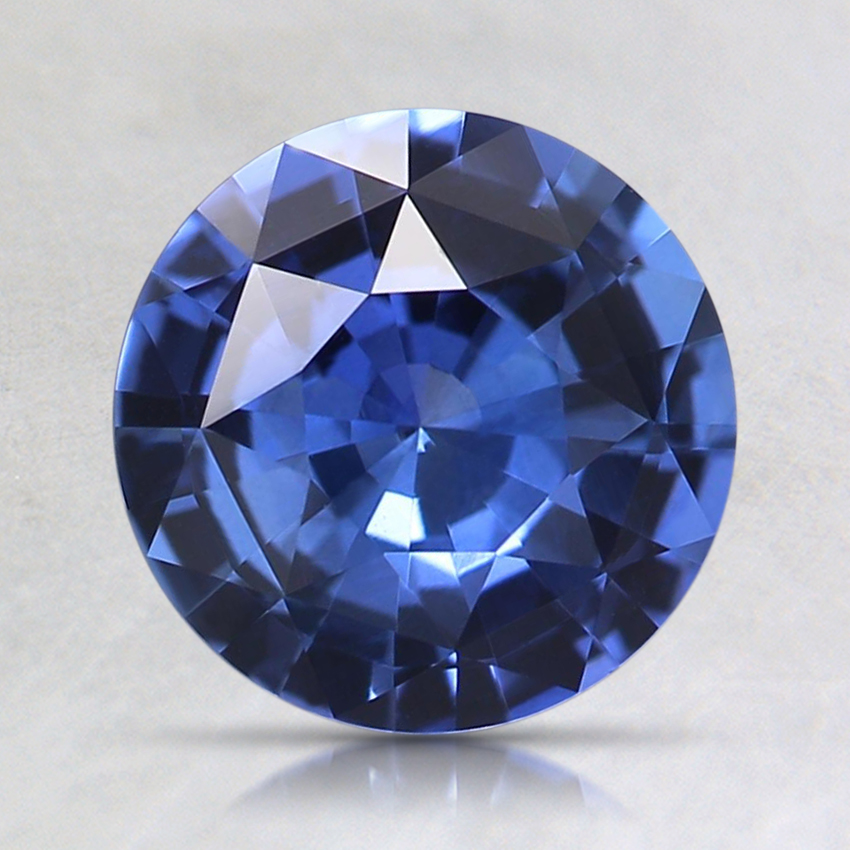 7.6mm Blue Round Sapphire
