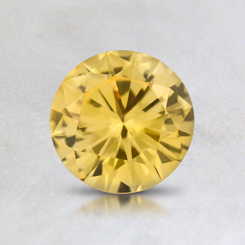 6mm Yellow Round Sapphire
