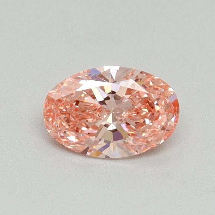 0.36 Ct. Fancy Vivid Pink Oval Lab Grown Diamond