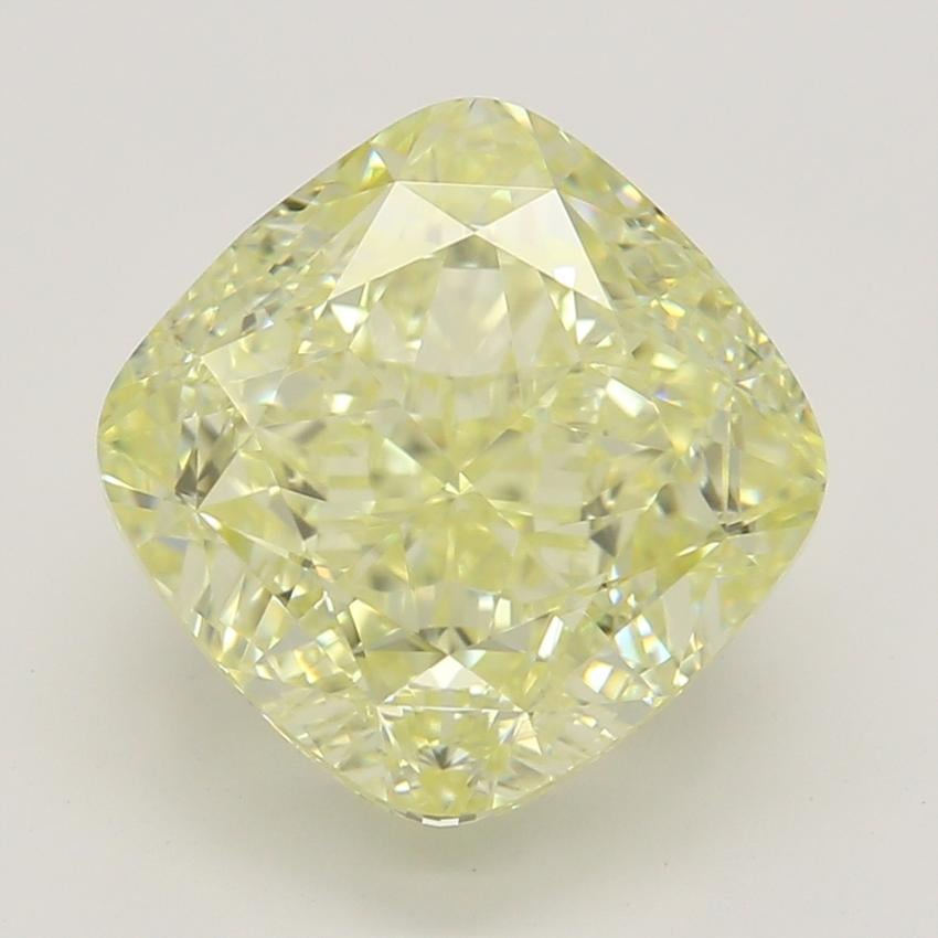 3.02 Ct. Fancy Yellow Cushion Diamond