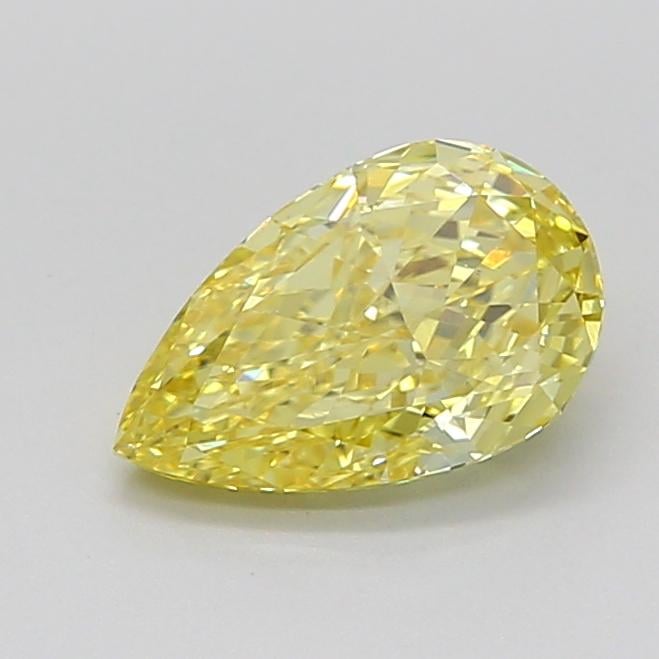 1.25 Ct. Fancy Intense Yellow Pear Lab Grown Diamond