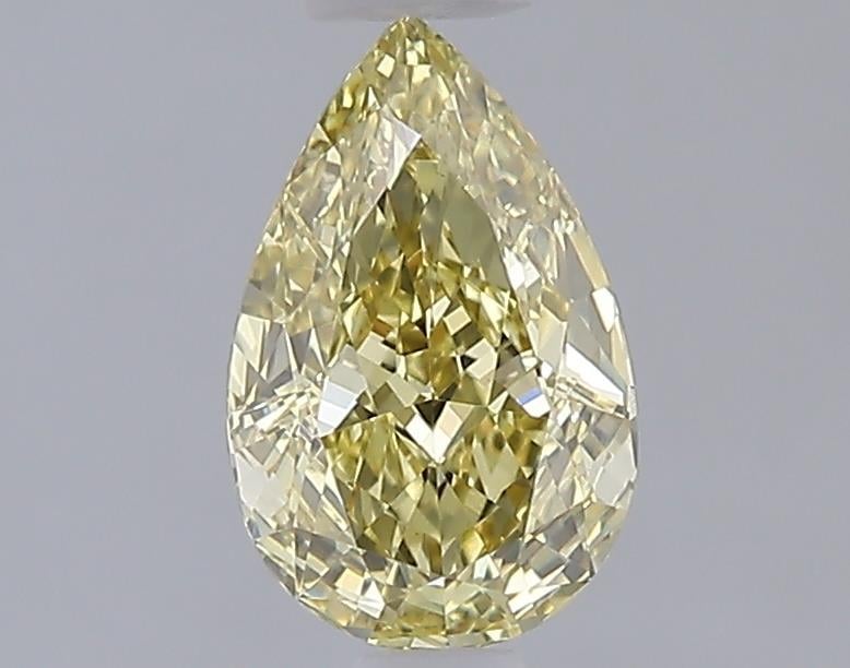 1.06 Ct. Fancy Intense  Yellow Pear Lab Grown Diamond