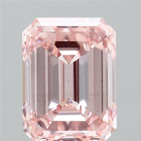 6.01 Ct. Fancy Intense Pink Emerald Lab Grown Diamond