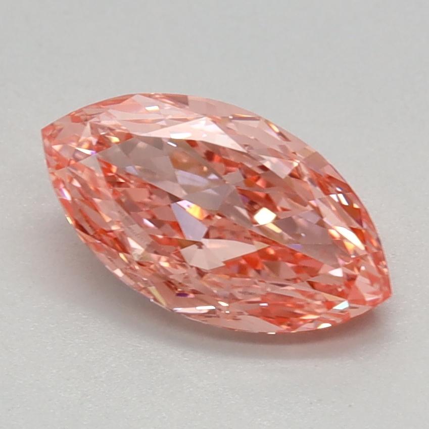 1.30 Ct. Fancy Vivid Pink Marquise Lab Grown Diamond
