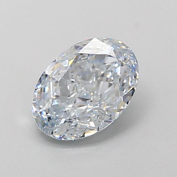 1.18 Ct. Fancy Light  Blue Oval Lab Grown Diamond