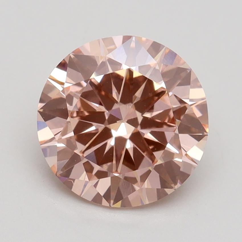 2.01 Ct. Fancy Intense Pink Round Lab Grown Diamond