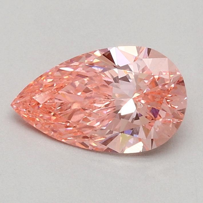 0.58 Ct. Fancy Vivid Pink Pear Lab Grown Diamond