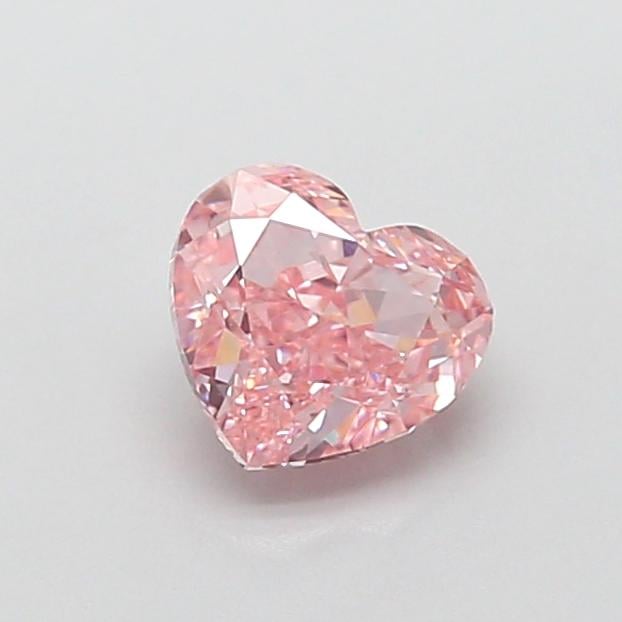 1.02 Ct. Fancy Intense  Pink Heart Lab Grown Diamond