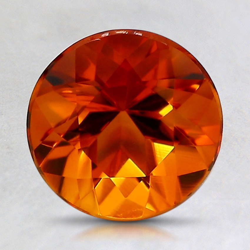 8.1x8mm Round Citrine