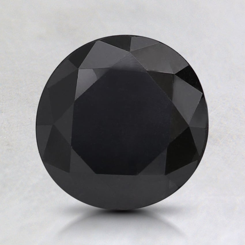 1.39 Ct. Fancy Black Round Colored Diamond