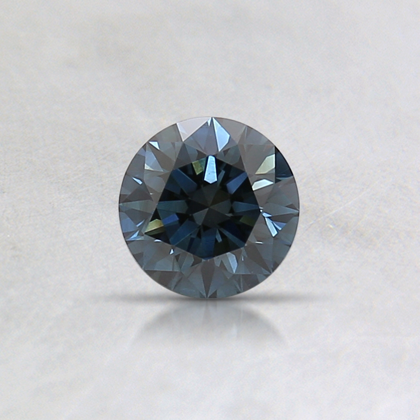 0.31 Ct. Fancy Dark Gray-Blue Round Lab Grown Diamond
