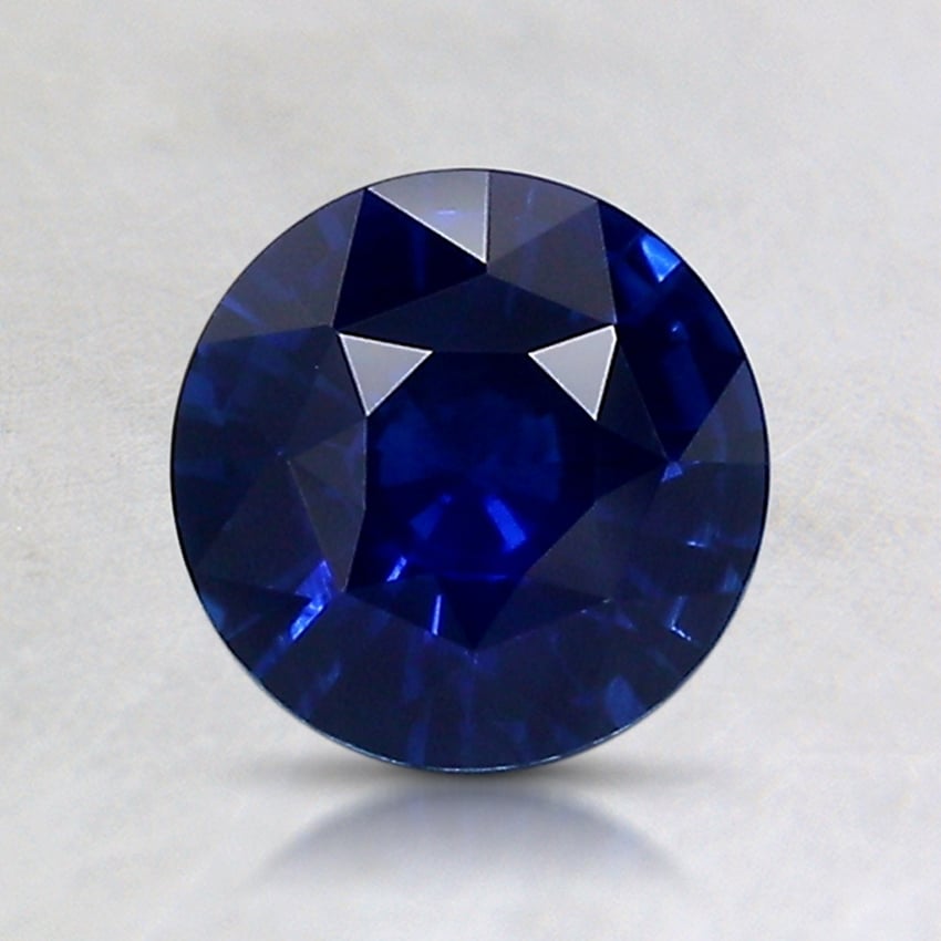 6.5x6.4mm Blue Round Sapphire