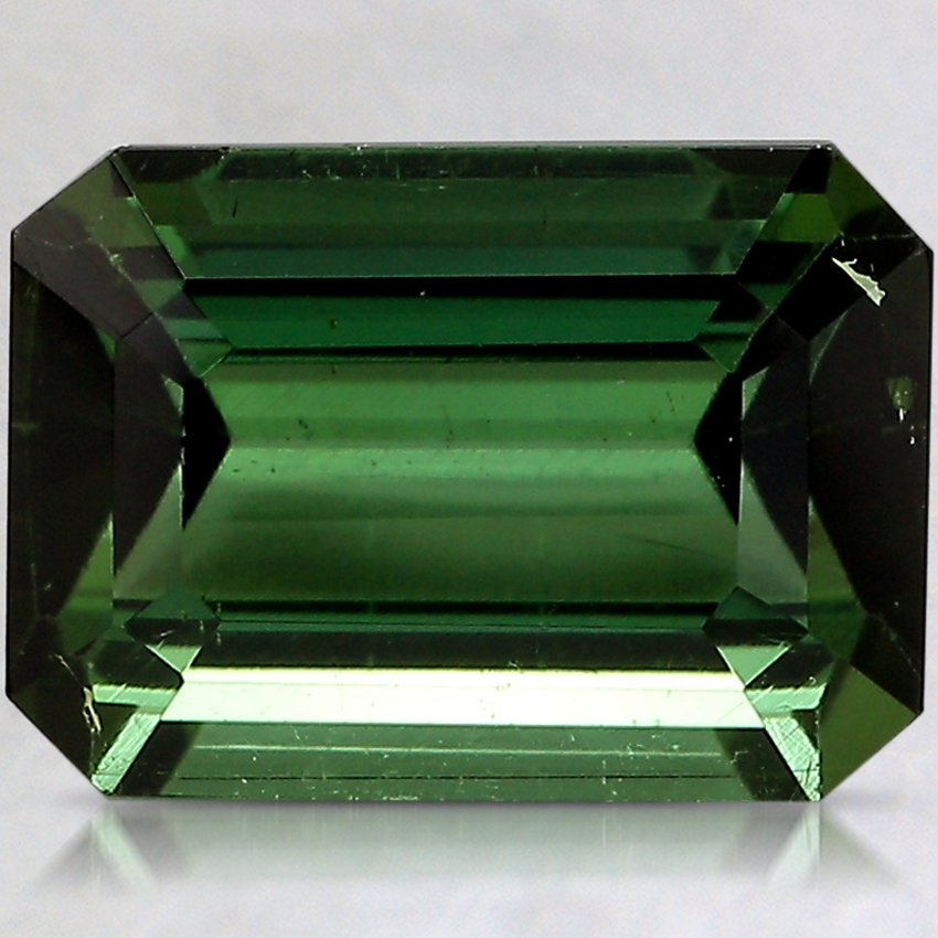 10.9x7.9mm Unheated Green Emerald Tourmaline