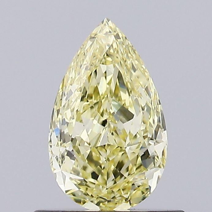 0.71 Ct. Fancy Intense Yellow Pear Lab Grown Diamond
