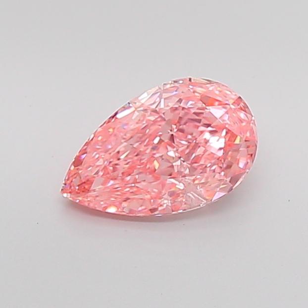 2.09 Ct. Fancy Vivid Pink Pear Lab Grown Diamond