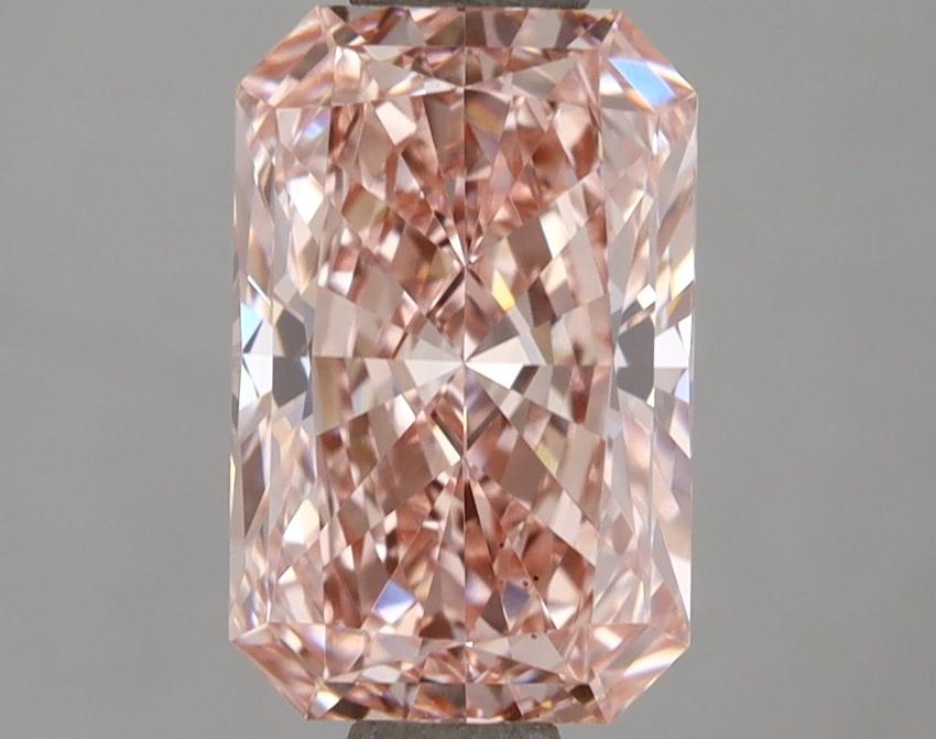 1.86 Ct. Fancy Vivid Pink Radiant Lab Grown Diamond
