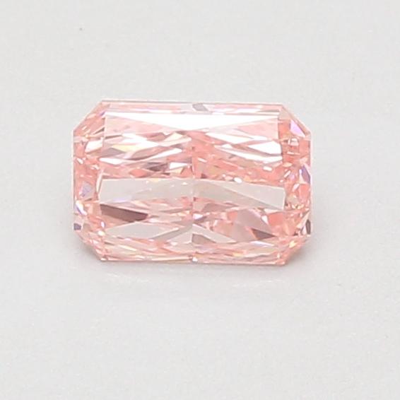 0.52 Ct. Fancy Vivid Pink Radiant Lab Grown Diamond
