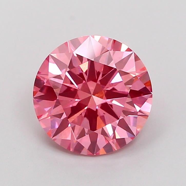 2.02 Ct. Fancy Vivid Pink Round Lab Grown Diamond