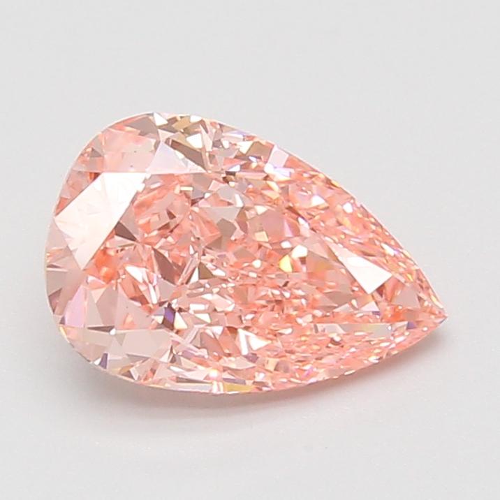 2.07 Ct. Fancy Vivid Pink Pear Lab Grown Diamond