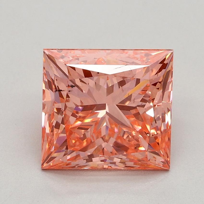 2.00 Ct. Fancy Intense Pink Princess Lab Grown Diamond