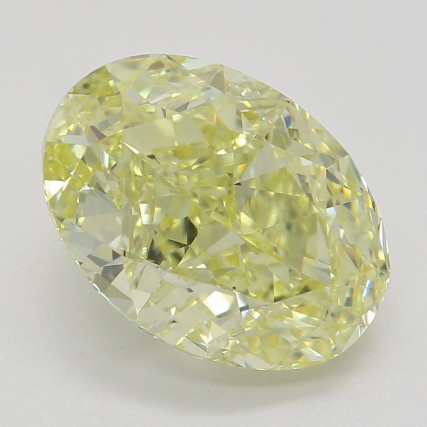 2.74 Ct. Fancy Yellow Oval Diamond