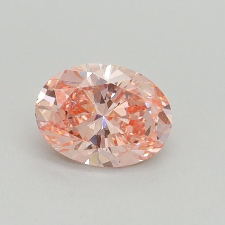 0.52 Ct. Fancy Intense Pink Oval Lab Grown Diamond