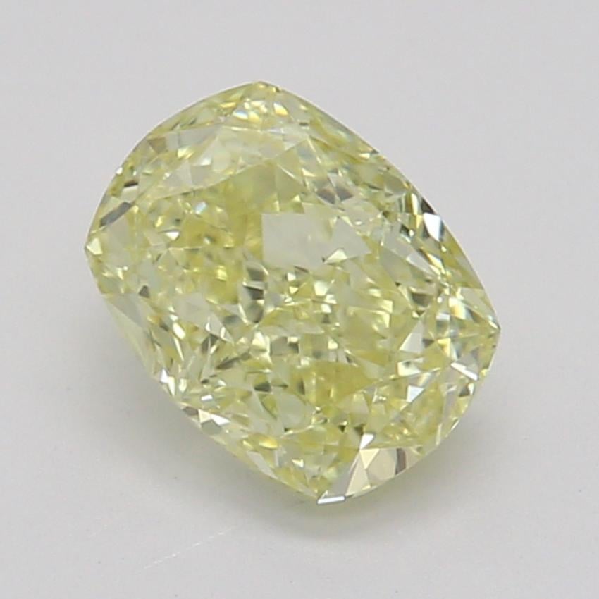 0.51 Ct. Fancy Yellow Cushion Diamond