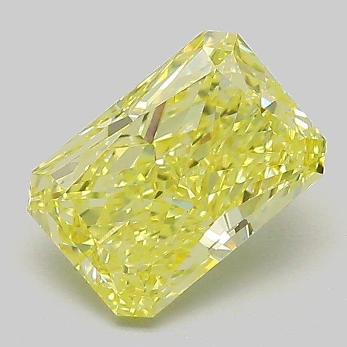 1.52 Ct. Fancy Intense  Yellow Radiant Lab Grown Diamond