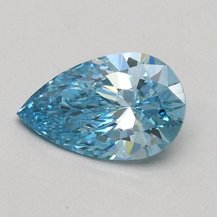 0.50 Ct. Fancy Vivid Blue Pear Lab Grown Diamond