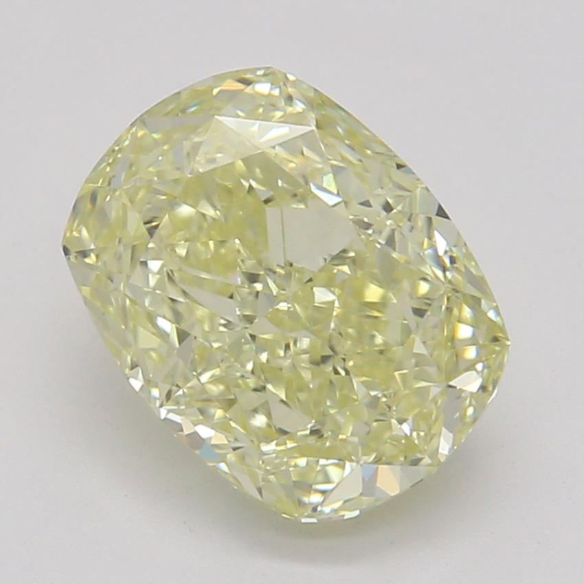 1.37 Ct. Fancy Light Yellow Cushion Diamond