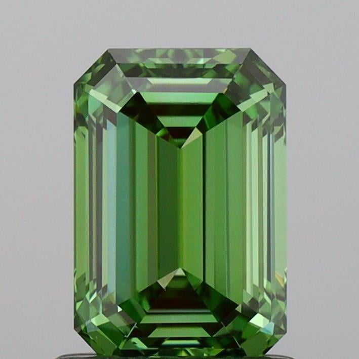 1.04 Ct. Fancy Vivid Green Emerald Lab Grown Diamond