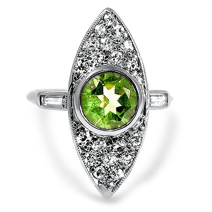 Retro Peridot Vintage Ring