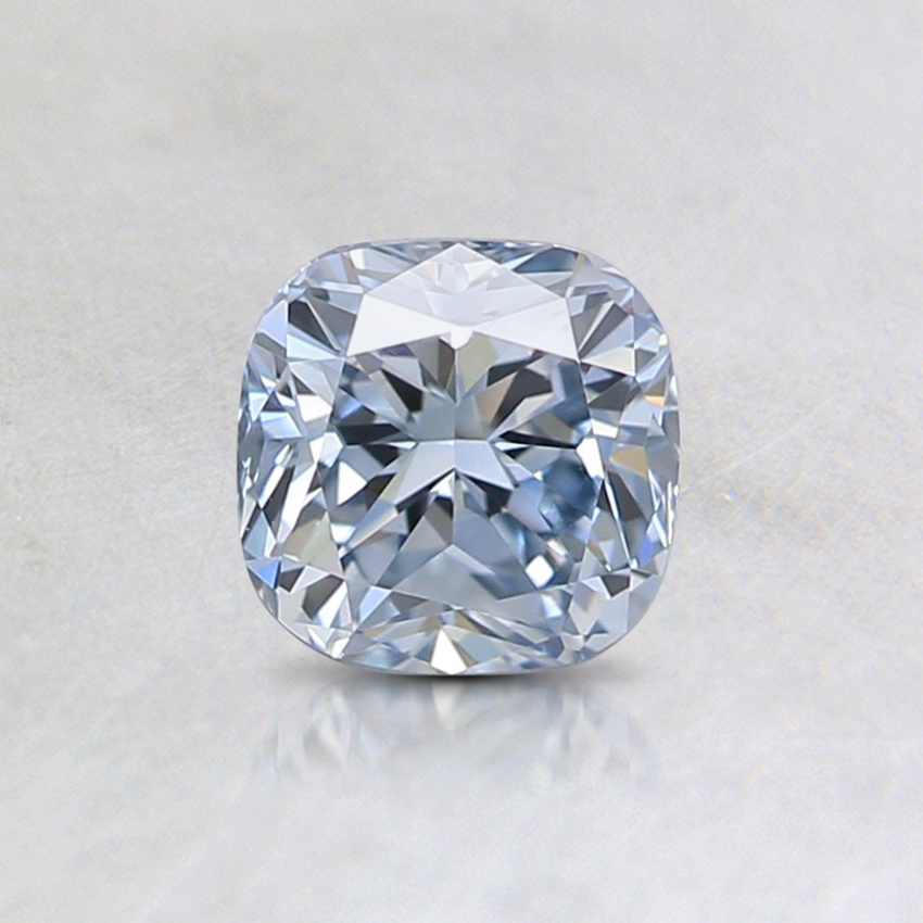 0.63 Ct. Light Blue Cushion Lab Grown Diamond